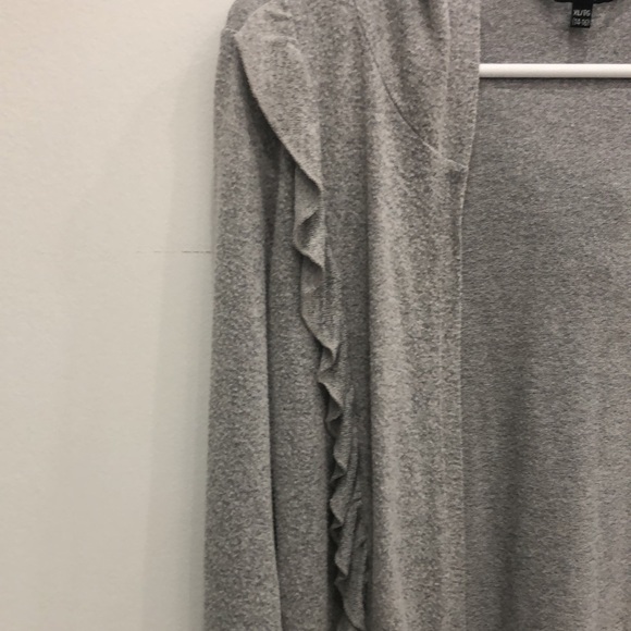 George kids XL grey hooded long sleeve lightweight cardigan - Picture 3 of 4